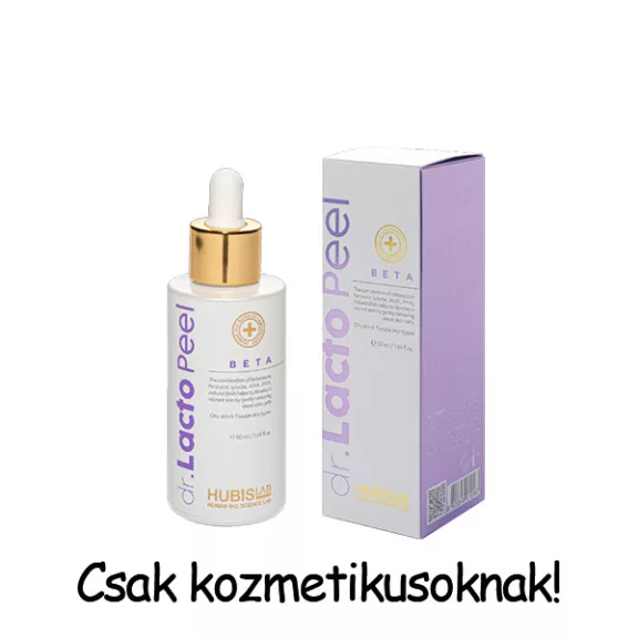 HUBISLAB Dr. Lacto Peel Beta hámlasztó szérum 30% AHA, BHA és PHA savval zsíros és sérült bőrre - Csak kozmetikusoknak!