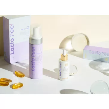   HUBISLAB Dr. Lacto Peel Beta hámlasztó szérum 30% AHA, BHA és PHA savval zsíros és sérült bőrre - Csak kozmetikusoknak!
