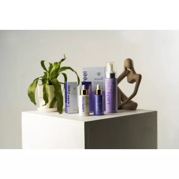 HUBISLAB Dr. Lacto Peel Beta hámlasztó szérum 30% AHA, BHA és PHA savval zsíros és sérült bőrre - Csak kozmetikusoknak!