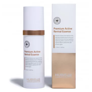 HUBISLAB Premium Active Revival feszesítő esszencia 50 ml és doboza
