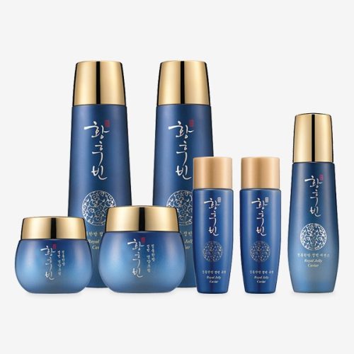 BERGAMO öregedésgátló szett royal jelly és fekete kaviár kivonattal (5+2 darabos)