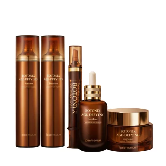 IPSE PREMIUM BOTONIX AGE-DEFYING Intenzív ránctalanító komplett szett (tonik, emulzió, szérum, szemkörnyékápoló, krém)