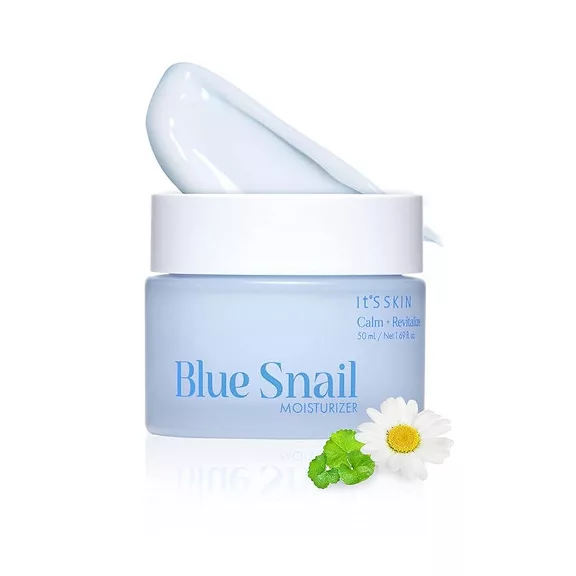 IT'S SKIN Blue Snail nyugtató és revitalizáló krém csigamucin kivonattal IT'S SKIN Blue Snail nyugtató és revitalizáló krém csigamucin kivonattal