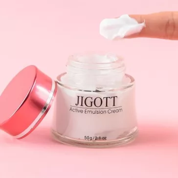   JIGOTT Active Emulsion hidratáló és tápláló krém hialuronsavval