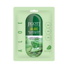 JIGOTT Real Ampoule nyugtató maszk aloe vera kivonattal