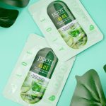 JIGOTT Real Ampoule nyugtató maszk aloe vera kivonattal (10 darab)