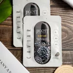 JIGOTT Real Ampoule tápláló maszk kaviár kivonattal (10 darab)