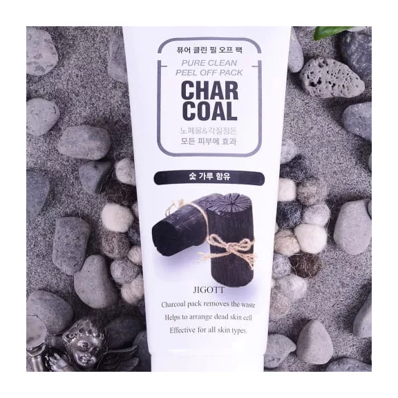 JIGOTT Charcoal Pure Clean pórustisztító lehúzható maszk szén kivonattal