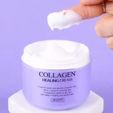   JIGOTT Collagen Healing bőrfiatalító, tápláló krém kollagénnel