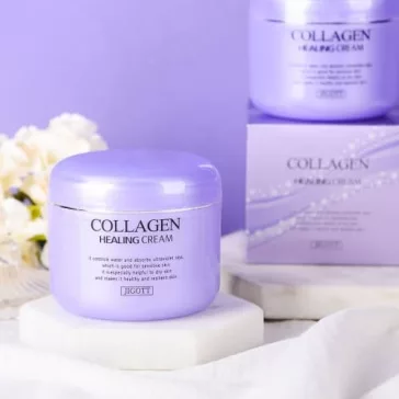   JIGOTT Collagen Healing bőrfiatalító, tápláló krém kollagénnel