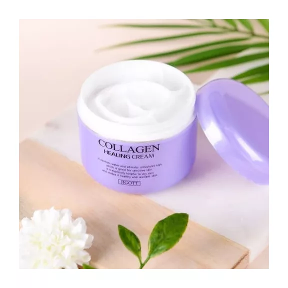 JIGOTT Collagen Healing bőrfiatalító, tápláló krém kollagénnel