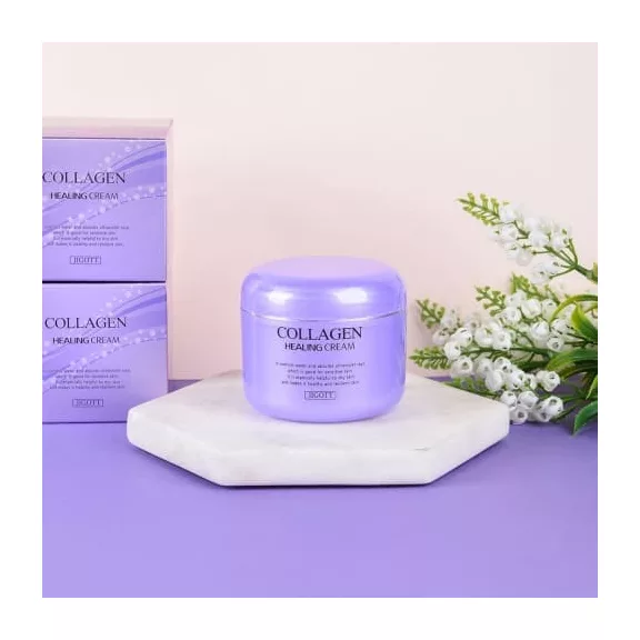 JIGOTT Collagen Healing bőrfiatalító, tápláló krém kollagénnel
