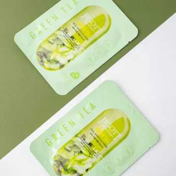 JIGOTT Real Ampoule vitalizáló maszk zöld tea kivonattal
