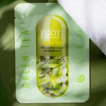 JIGOTT Real Ampoule vitalizáló maszk zöld tea kivonattal