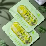 JIGOTT Real Ampoule vitalizáló maszk zöld tea kivonattal