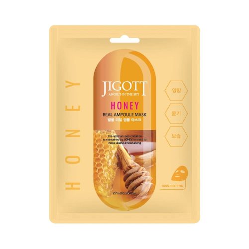 JIGOTT Real Ampoule tápláló maszk méz kivonattal (10 darab)