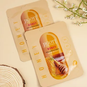   JIGOTT Real Ampoule tápláló maszk méz kivonattal (10 darab)