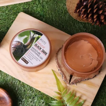   JIGOTT Natural Black Snail hidratáló és nyugtató gél fekete csiga kivonattal 300 ml