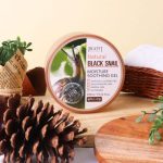 JIGOTT Natural Black Snail hidratáló és nyugtató gél fekete csiga kivonattal 300 ml