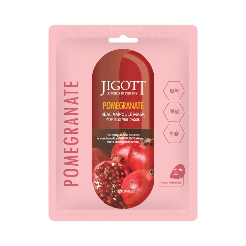 JIGOTT Real Ampoule vitalizáló maszk gránátalma kivonattal