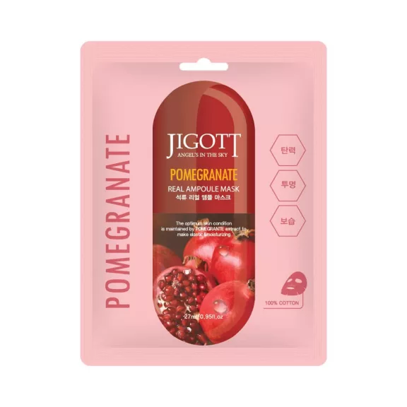 JIGOTT Real Ampoule vitalizáló maszk gránátalma kivonattal JIGOTT Real Ampoule vitalizáló maszk gránátalma kivonattal