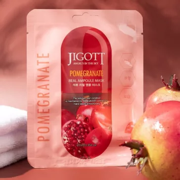   JIGOTT Real Ampoule vitalizáló maszk gránátalma kivonattal