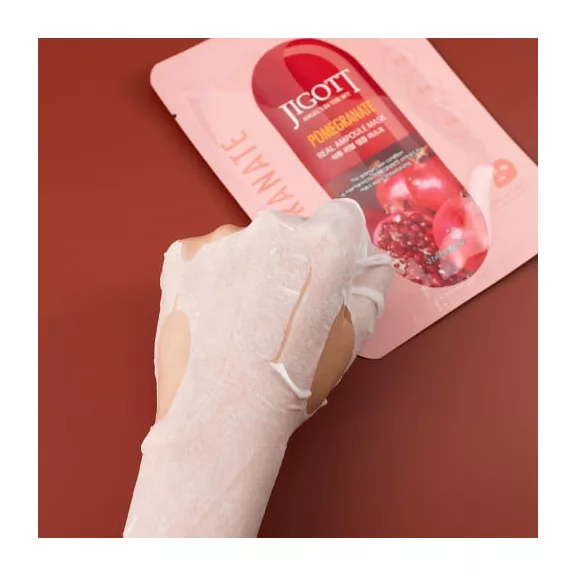 JIGOTT Real Ampoule vitalizáló maszk gránátalma kivonattal JIGOTT Real Ampoule vitalizáló maszk gránátalma kivonattal