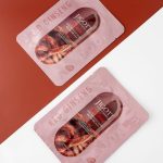 JIGOTT Real Ampoule öregedésgátló maszk vörös ginzeng kivonattal