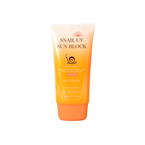 JIGOTT Snail bőrápoló, vízálló fényvédő krém csigamucin kivonattal SPF50+ PA+++