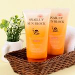 JIGOTT Snail bőrápoló, vízálló fényvédő krém csigamucin kivonattal SPF50+ PA+++