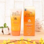 JIGOTT Snail bőrápoló, vízálló fényvédő krém csigamucin kivonattal SPF50+ PA+++