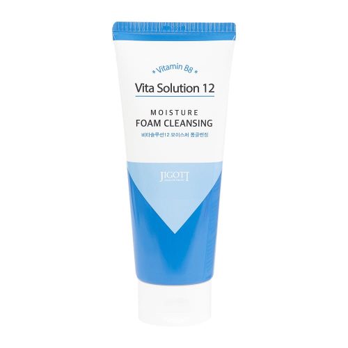 JIGOTT Vita Solution 12 hidratáló arctisztító hab hialuronsavval