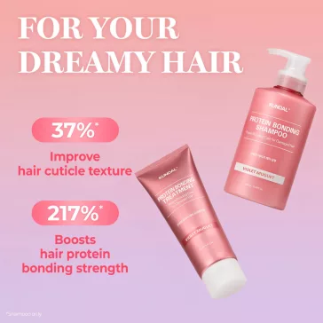   KUNDAL Protein Bonding Violet Muguet balzsam proteinnel sérült hajra 250 ml