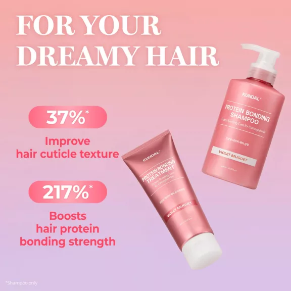 KUNDAL Protein Bonding Violet Muguet balzsam proteinnel sérült hajra 250 ml KUNDAL Protein Bonding Violet Muguet balzsam proteinnel sérült hajra 250 ml