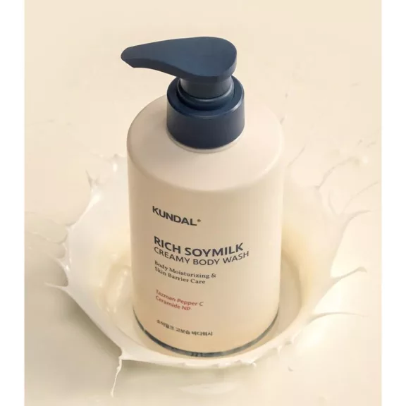 KUNDAL Rich Soymilk Mellow Vanilla krémes tusfürdő szójatejjel 500 ml KUNDAL Rich Soymilk Mellow Vanilla krémes tusfürdő szójatejjel 500 ml