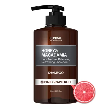  KUNDAL Honey&Macadamia Pink Grapefruit sampon proteinnel és 32 féle természetes növényi kivonattal 500 ml