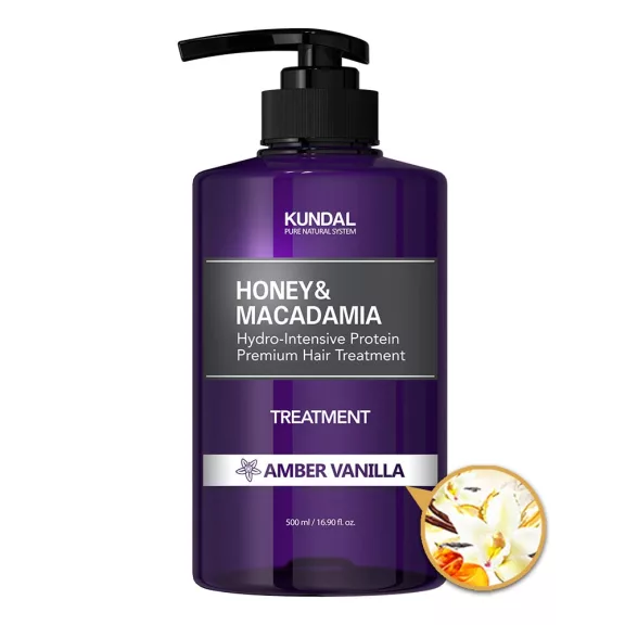 KUNDAL Honey&Macadamia Amber Vanilla intenzív, proteines hajápoló balzsam 29 féle természetes növényi kivonattal 500 ml KUNDAL Honey&Macadamia Amber Vanilla intenzív, proteines hajápoló balzsam 29 féle természetes növényi kivonattal 500 ml