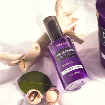   KUNDAL Macadamia Fehér Pézsma intenzív hajápoló szérum-olaj 15 féle természetes növényi olajjal 100 ml