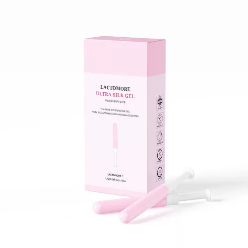 LACTOMORE Ultra Silk intim ápoló, hidratáló és egészséges pH érték helyreállító gél probiotikummal