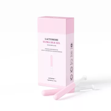LACTOMORE Ultra Silk intim hidratálógél hüvelyszárazságra, 10 × 1,7 g applikátor