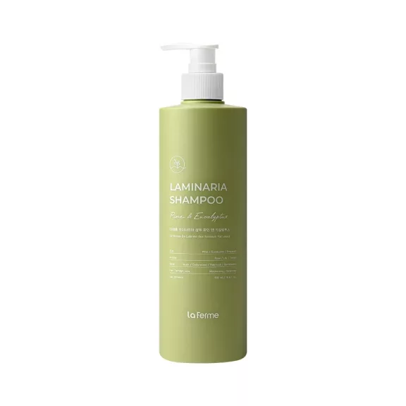LAFERME Laminara hidratáló sampon 14 féle proteinnel és 17 féle aminosavval - Pine & Eucalyptus (500 ml) LAFERME Laminara hidratáló sampon 14 féle proteinnel és 17 féle aminosavval - Pine & Eucalyptus (500 ml)