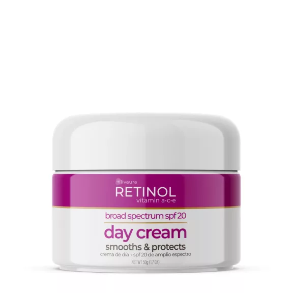 LIVAURA RETINOL Day Cream nappali arckrém SPF20 – 50 g LIVAURA RETINOL Day Cream nappali arckrém SPF20 – 50 g