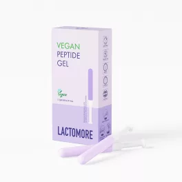   LACTOMORE Vegan Peptide intim ápoló, regeneráló, hidratáló és egészséges pH érték helyreállító gél (10 darab/doboz)