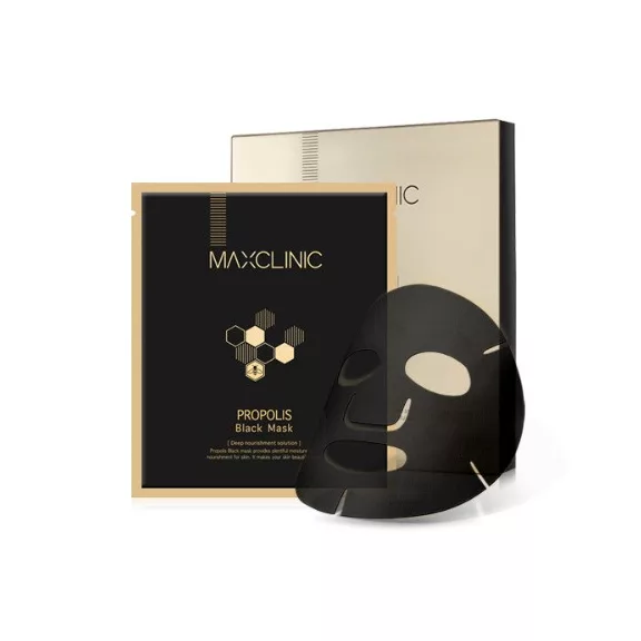 MAXCLINIC Propolis Black hidratáló és tápláló maszk propolisz kivonattal - Megújult