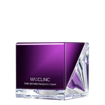   MAXCLINIC Time Return Melatonin ránctalanító, bőrszín-kiegyenlítő éjszakai krém melatoninnal - Megújult