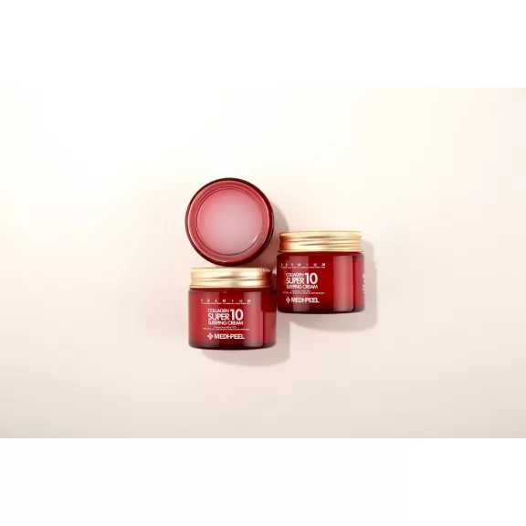 MEDI-PEEL Collagen Super 10 feszesítő éjszakai krém kollagénnel és 10 féle superfooddal