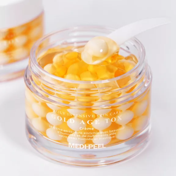 MEDI-PEEL Gold Age Tox feszesítő és tápláló kapszulás krém arannyal MEDI-PEEL Gold Age Tox feszesítő és tápláló kapszulás krém arannyal