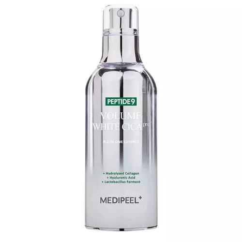 MEDI-PEEL Peptide 9 Volume White Cica All in One feszesítő és bőrnyugtató buborékos esszencia 9 féle peptiddel - Megújult