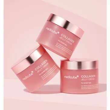   MEDICUBE Collagen Jelly hidratáló és feszesítő gélkrém kollagénnel