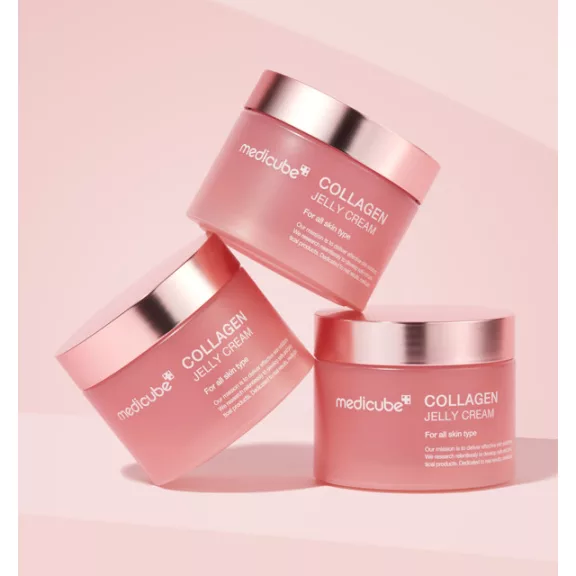 MEDICUBE Collagen Jelly hidratáló és feszesítő gélkrém kollagénnel